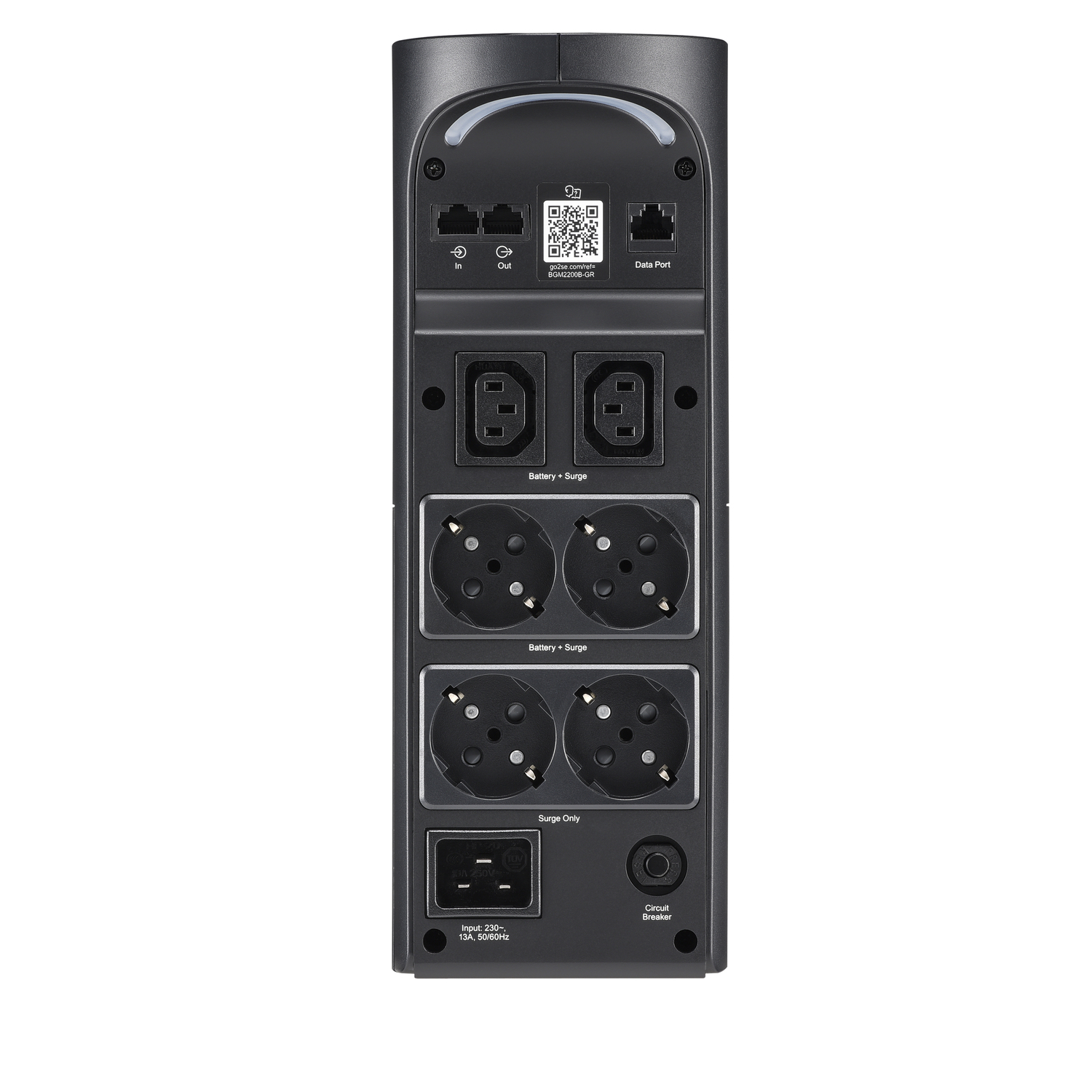 ИБП BGM2200B-GR Back-UPS , 2200ВА/1320Вт, башня, 230В, 4хSchuko
