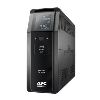 ИБП BR1200SI Back UPS Pro BR 1200 ВА, Sinewave, 8 розеток, автоматическая регулировка напряжения, ЖК-интерфейс