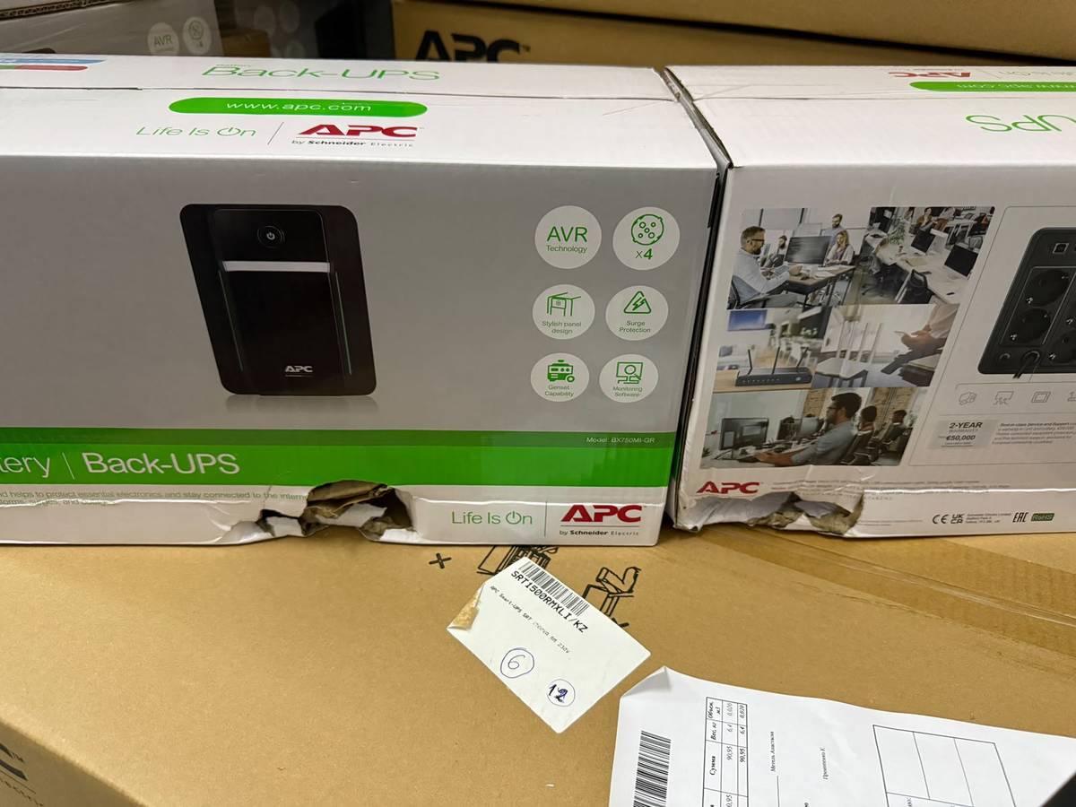UPS APC/BX750MI-GR/Back/Line Interactiv/AVR/Schuko/750 VА/410 W