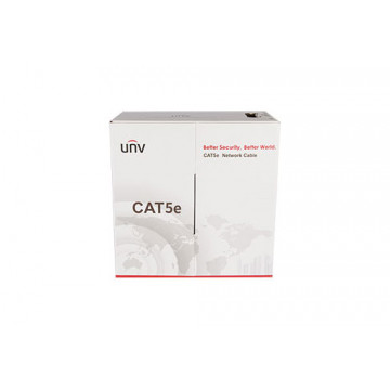 CAB-LC2100B-IN UTP Cat.5e 4 пары (OFC, 0.50 мм, AWG24) | оболочка PVC Ø5.1 мм, серый RAL7046 | бухта 305±1 м | rip-cord | -20…+60°C | YD/T1019-2013
