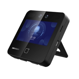 Контроллер доступа, Hikvision, DS-K1T343MWX, терминал распознавания лиц, 4,3-дюймовый сенсорный ЖК-экран,2-мегапиксельный широкоугольный объектив, встроенный модуль считывания карт M1,