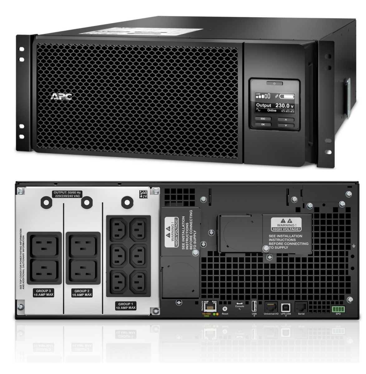 UPS APC/SRT6KRMXLI/Smart/On-Line/Rack/IEC/6 000 VА/6 000 W
