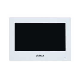 Монитор, Dahua, DHI-VTH2621GW-WP (7"), монитор видеодомофона IP 7 дюймовый, ёмкостной сенсорный экран.