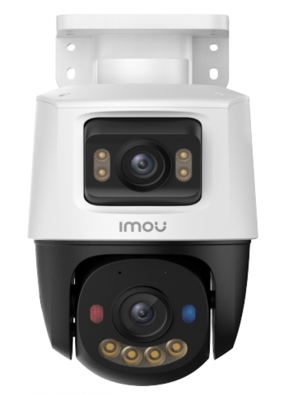 IMOU PS70F 10MP | Тип: двухобъективная уличная поворотная (Dual Lens Outdoor P&T, PoE) | Разрешение: 10 МП (5 МП + 5 МП) | Объективы: Fixed Lens + Pan & Tilt Lens | Поворот: Fixed (ручная настройка) 0–260° (Г) / 0–25° (В); PT (моториз.) 0–355° (Г) / 0–90°
