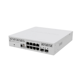 Коммутатор, MikroTik, CRS310-8G+2S+IN, Cloud Router Switch, 2 x 10G SFP+ ports, 5 x 2,5G ports, RouterOS/ SwitchOS, -40°C to 60°C